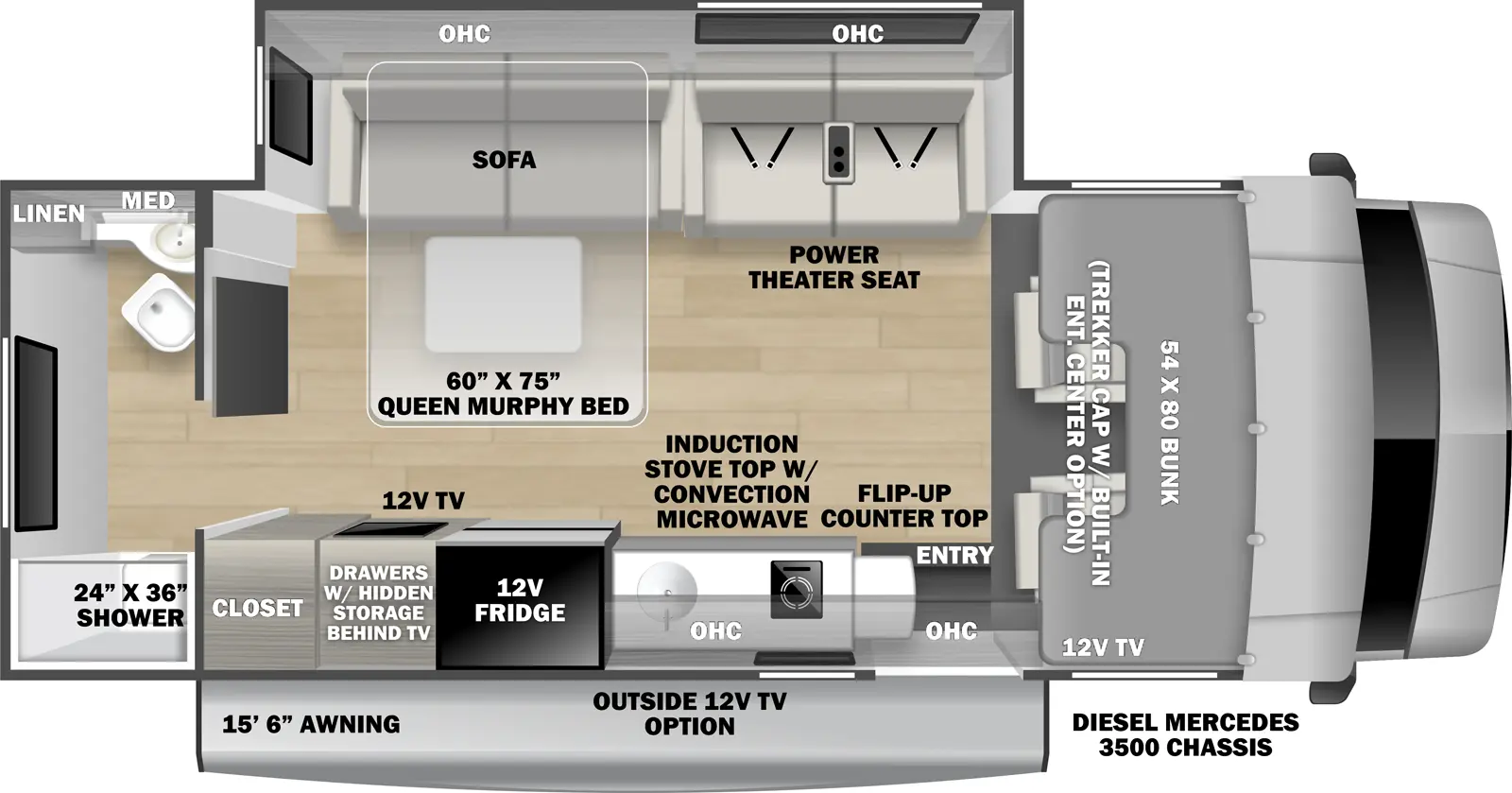 Sunseeker Mbs 2400T Floorplan